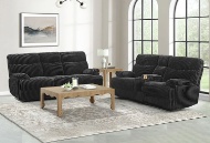 Picture of Admiral Black Sofa & Loveseat