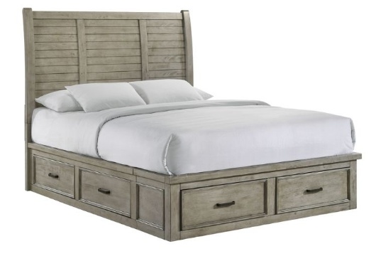 Picture of Sullivan Grey King Storage Platform Bed