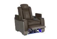 Picture of Lantana Rocky Brown Dual Power Reclining Sofa & Console Loveseat