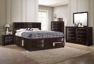 Picture of Emily Cherry King Storage Bed With Dresser & Mirror Package
