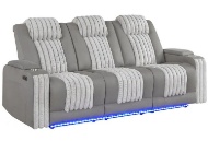 Picture of Pepe Grey Power Reclining Sofa