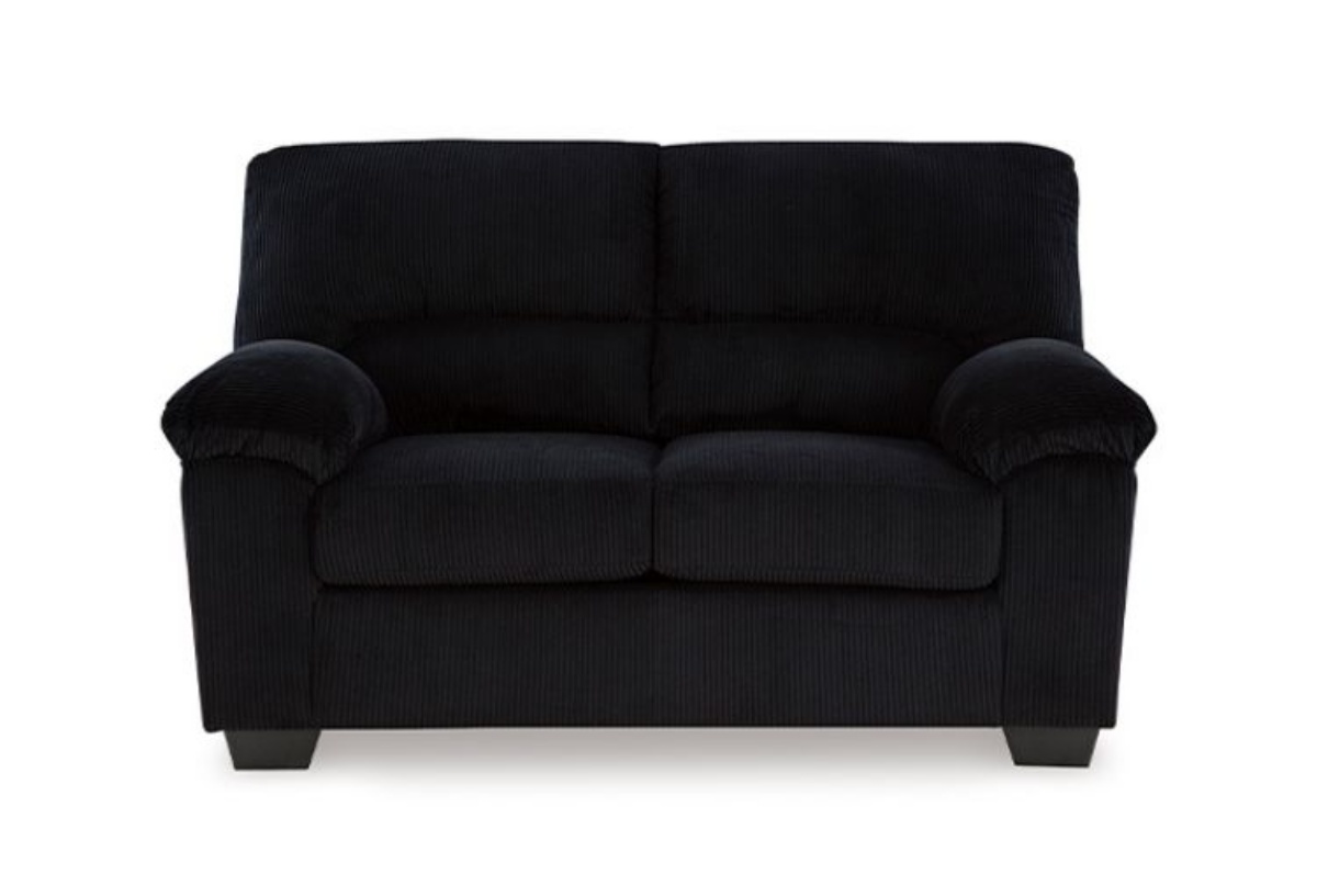Picture of SimpleJoy Black Loveseat