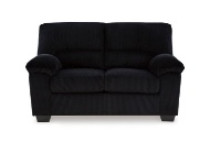 Picture of SimpleJoy Black Loveseat