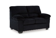 Picture of SimpleJoy Black Loveseat