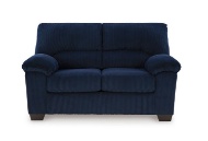 Picture of SimpleJoy Navy Loveseat