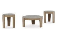 Picture of Guystone Natural 3 PC Table Set