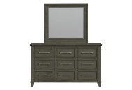 Picture of Canterbury Grey King Storage Bed & Dresser/Mirror