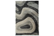 Picture of Mateos Grey Shaggy Area Rug