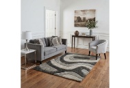 Picture of Mateos Grey Shaggy Area Rug