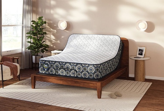 Picture of Serta Cascade Canyon Firm Queen Mattress & Adjustable Base