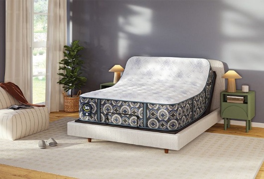 Picture of Serta Cascade Range Extra Firm Queen Mattress & Dual Adjustable Base