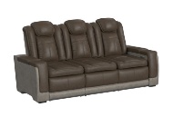 Picture of Lantana Rocky Brown Dual Power Reclining Sofa