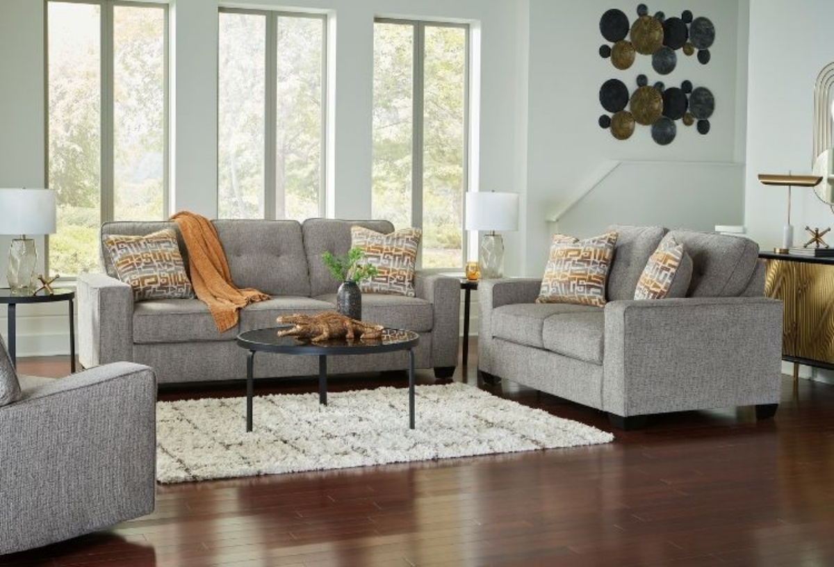 Picture of Larimer Grey Sofa & Loveseat