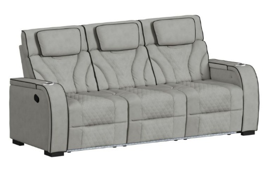 Picture of Blitz Taupe Reclining Sofa
