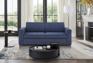 Picture of Paradise Navy Pull Out Sofa Bed