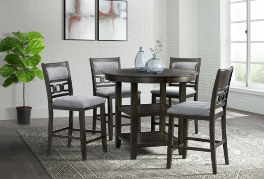 Picture of Amherst Brown 5 PC Counter Height Dining Room