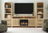 Picture of Ridgemont Natural 70" Fireplace Console