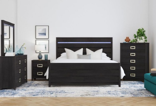 Picture of Tobias Black 3 PC Full Bed