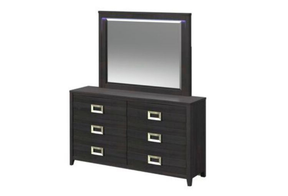 Picture of Tobias Black Dresser  & Mirror