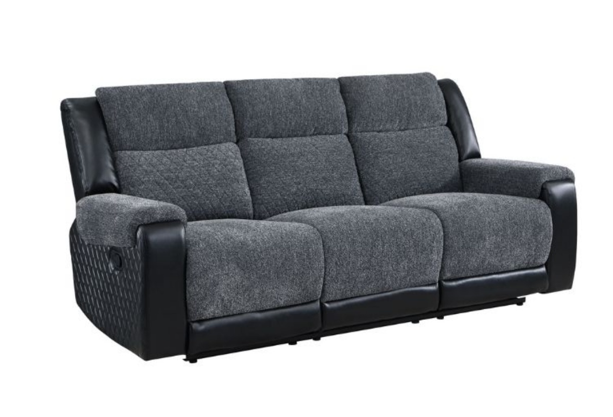 Picture of Jordan Black/Grey Reclining Sofa