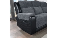 Picture of Jordan Black/Grey Reclining Sofa