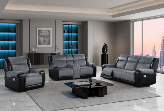 Picture of Jordan Black/Grey Recliner