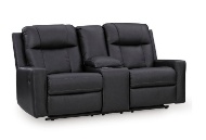 Picture of Mackey Carbon Reclining Console Loveseat