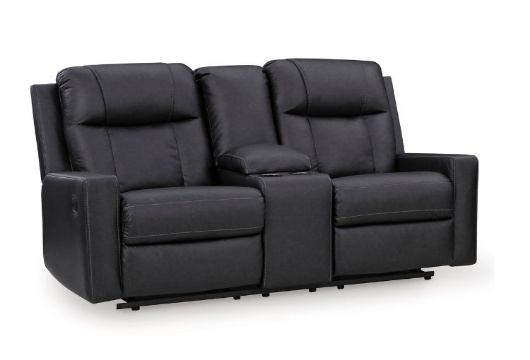 Picture of Mackey Carbon Reclining Console Loveseat
