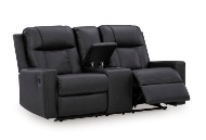 Picture of Mackey Carbon Reclining Console Loveseat
