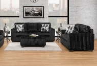 Picture of Delilah Black Sofa & Loveseat