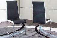 Picture of Skyline Black/White Dining Chair