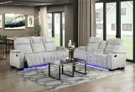 Picture of Ronan Grey Reclining Sofa & Loveseat