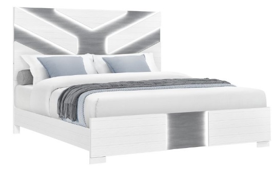Picture of Optimus White 3 PC King Bed