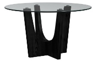 Picture of Oregon Black/Glass 5 PC Dining Room