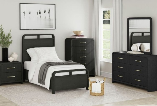 Picture of Ridgemont Black 3 PC Twin Storage Bed