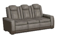 Picture of Lantana Rocky Brown Dual Power Reclining Sofa